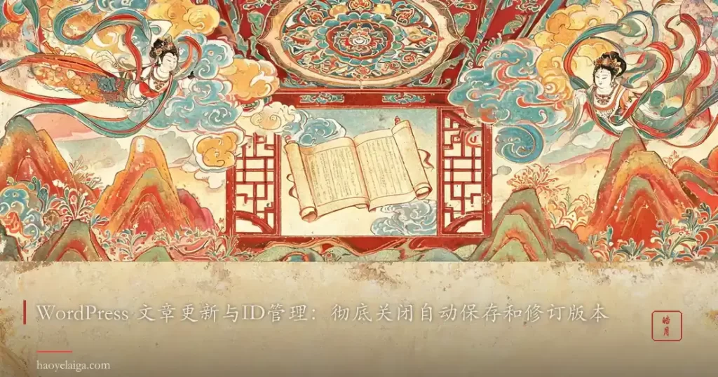 WordPress 文章更新与ID管理：彻底关闭自动保存和修订版本