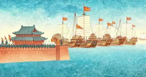 郑和下西洋是国家朝廷大型活动，不是私人小船队